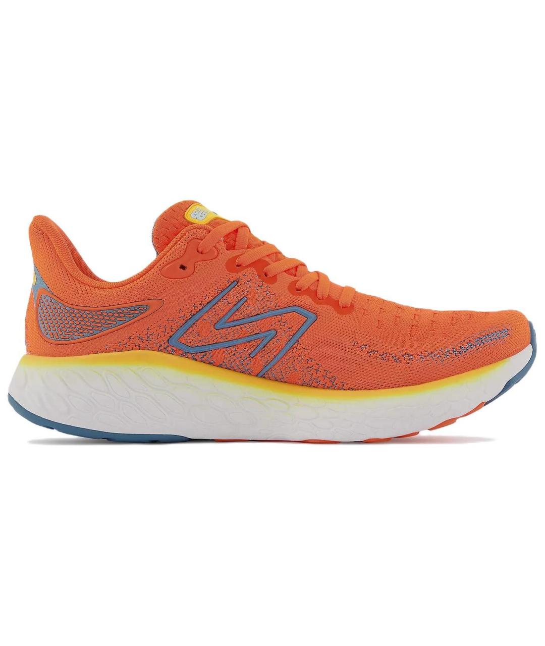 NEW BALANCE Оранжевые текстильные низкие кроссовки / кеды, фото 1