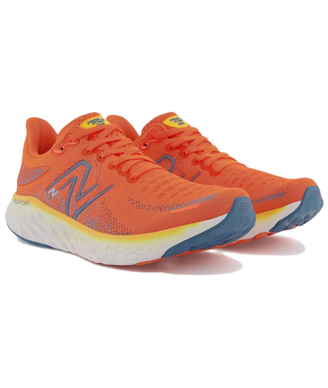 NEW BALANCE Оранжевые текстильные низкие кроссовки / кеды, фото 3
