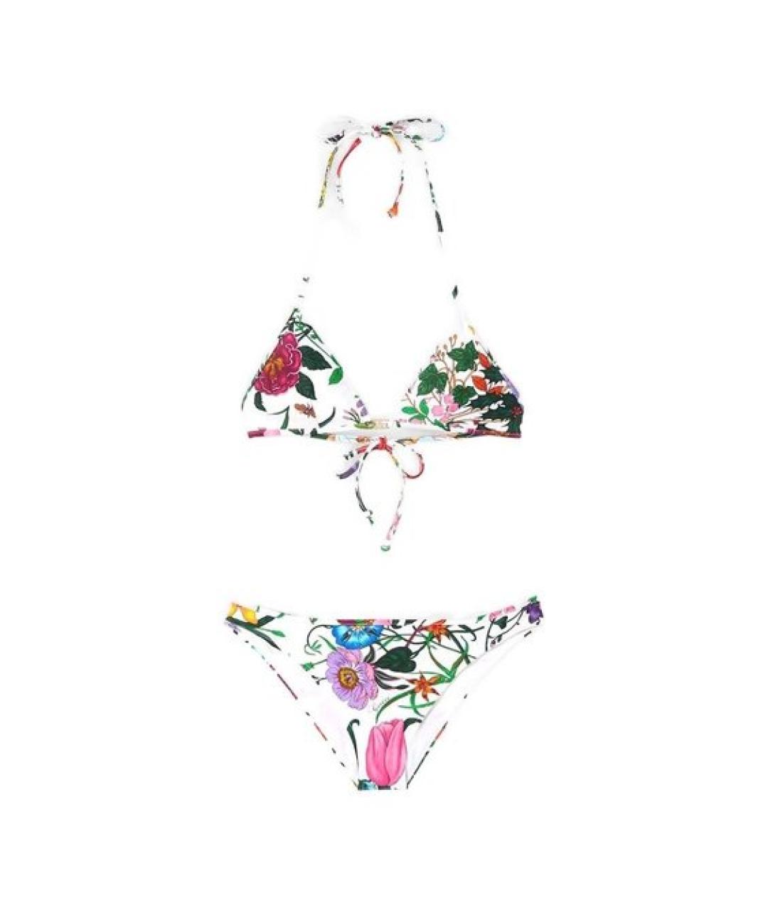 GUCCI Белый полиамидовый купальник, фото 1