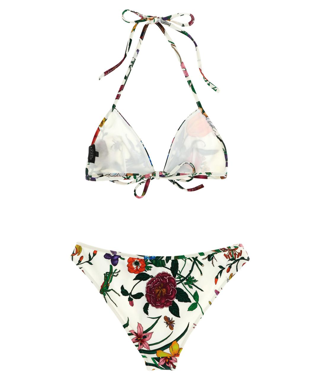 GUCCI Белый полиамидовый купальник, фото 2