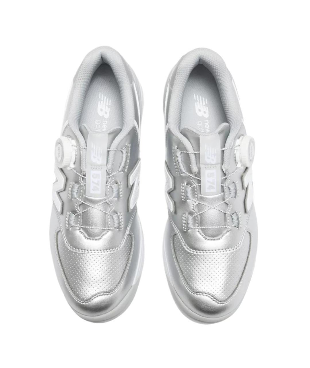NEW BALANCE Серебряные кроссовки, фото 3