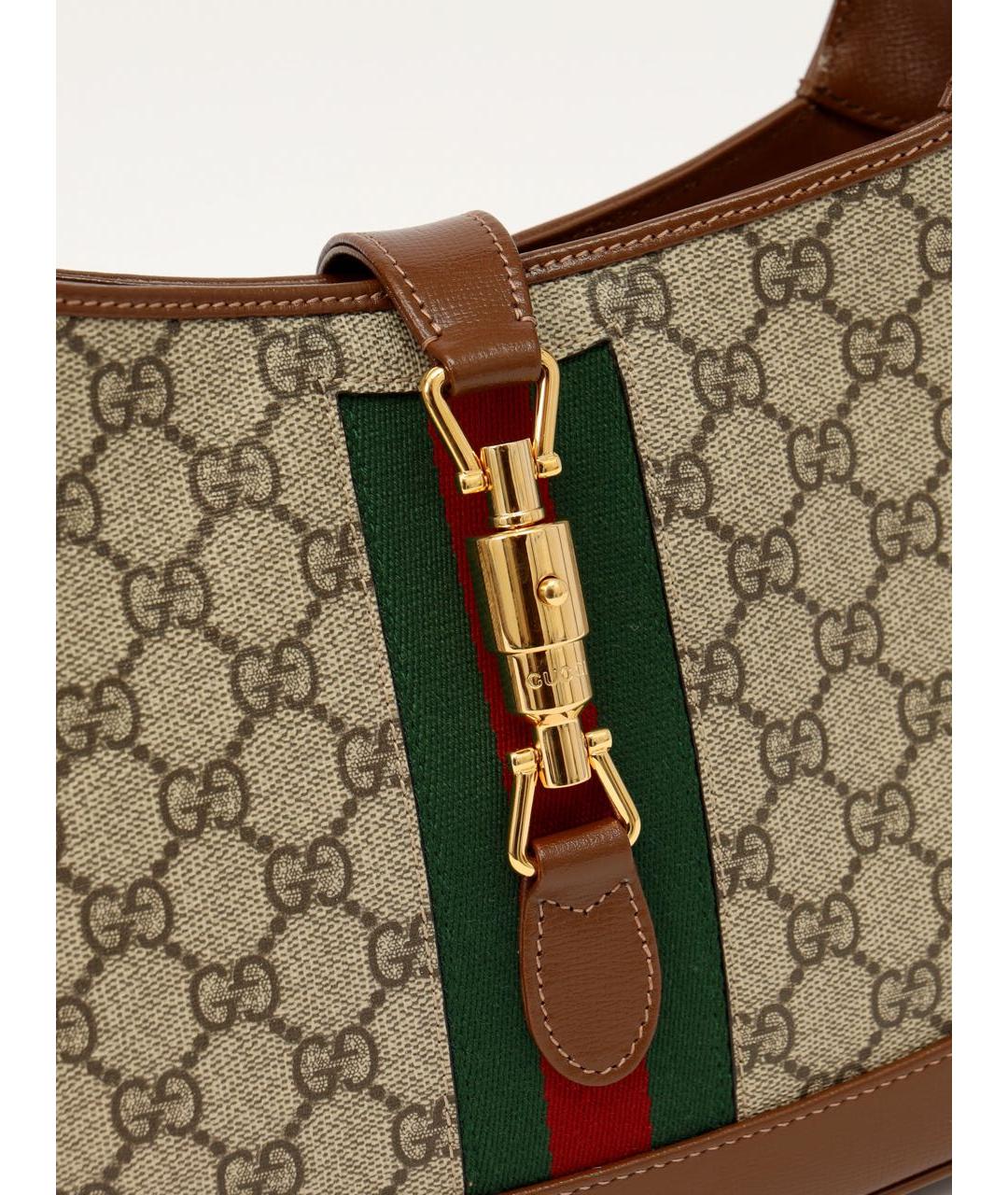 GUCCI Коричневая сумка с короткими ручками, фото 3