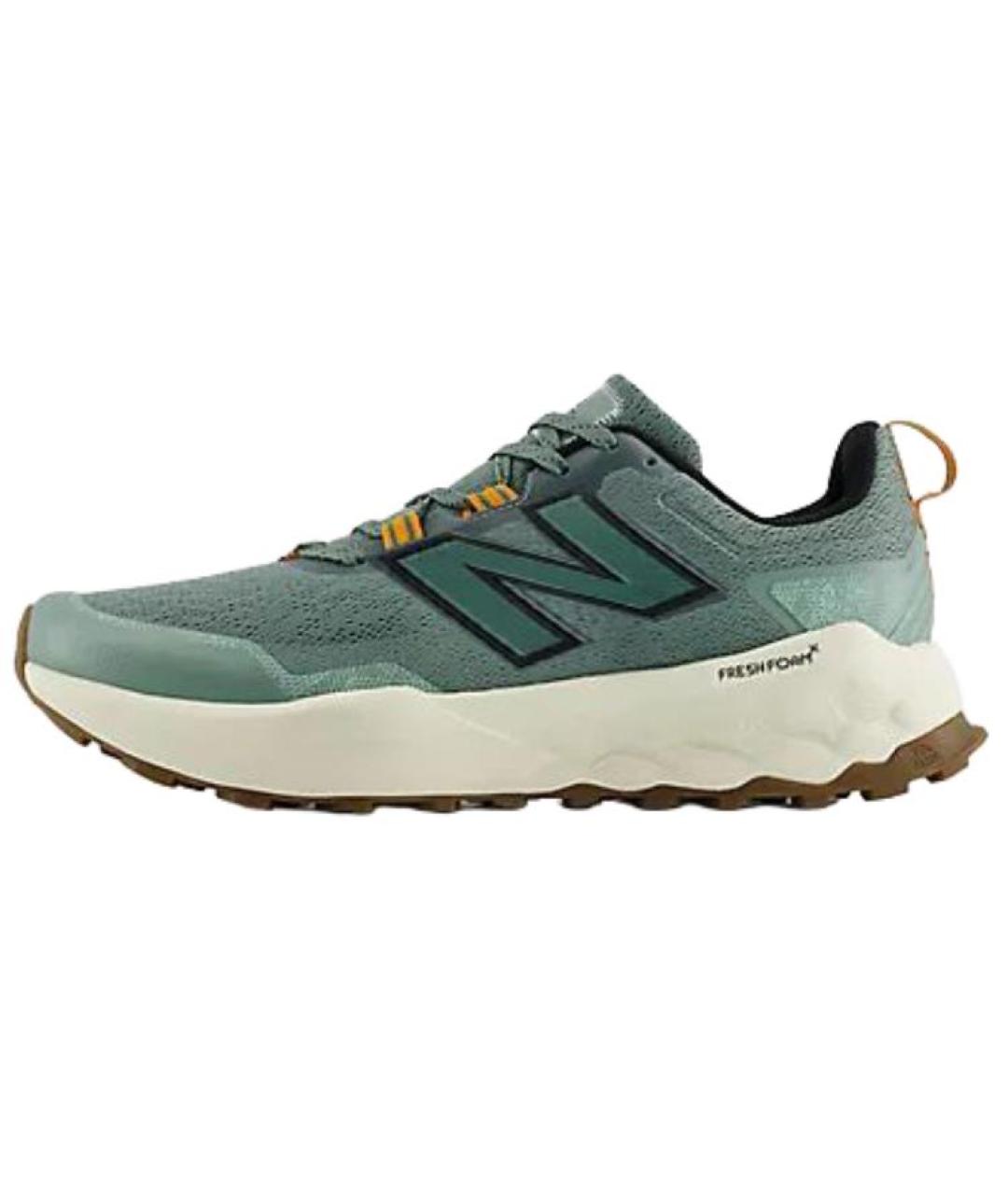 NEW BALANCE Зеленые низкие кроссовки / кеды, фото 2