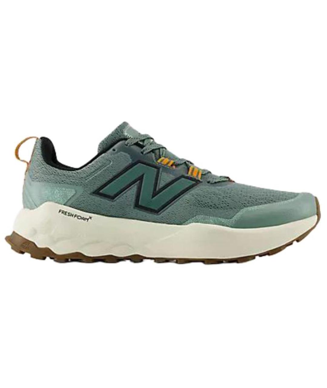 NEW BALANCE Зеленые низкие кроссовки / кеды, фото 5