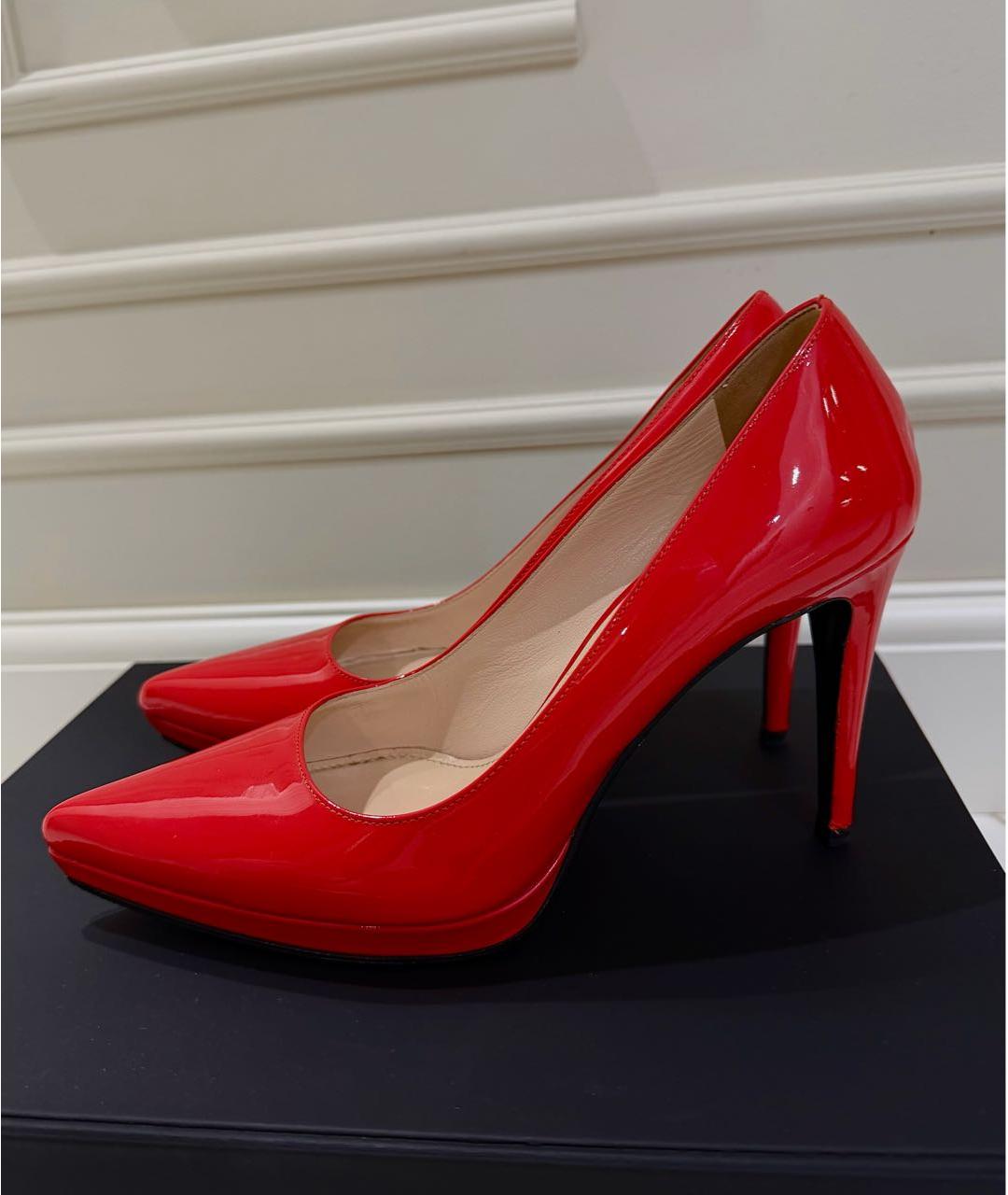 PRADA Красные туфли из лакированной кожи, фото 9