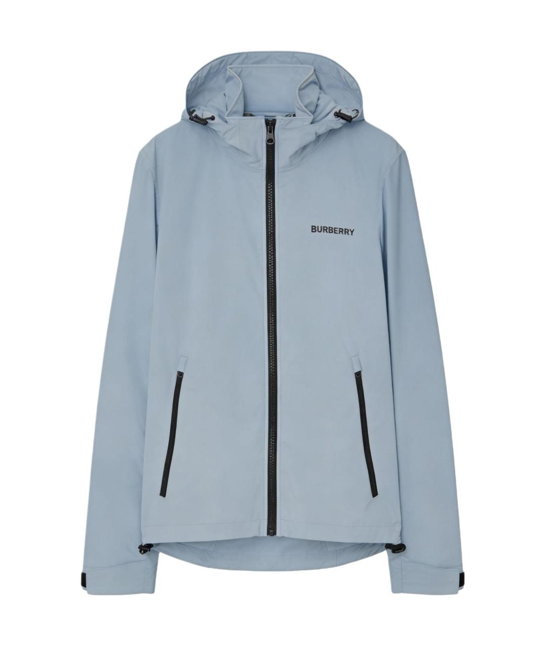 BURBERRY Синяя куртка, фото 1