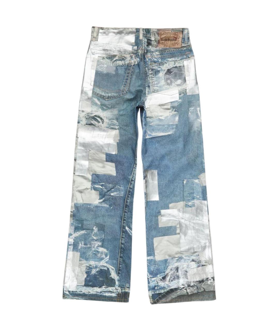 ACNE STUDIOS Синие прямые джинсы, фото 2