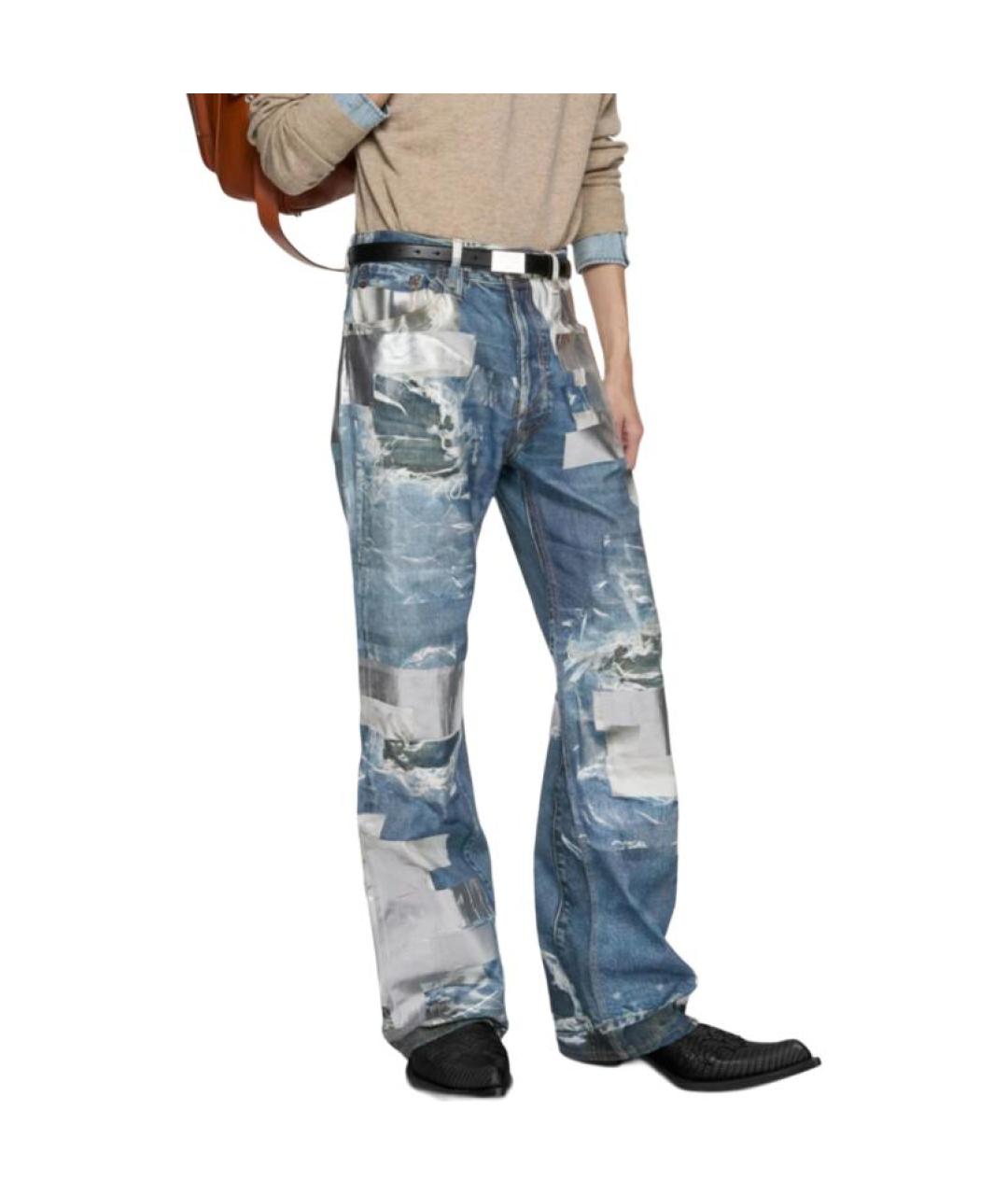 ACNE STUDIOS Синие прямые джинсы, фото 3