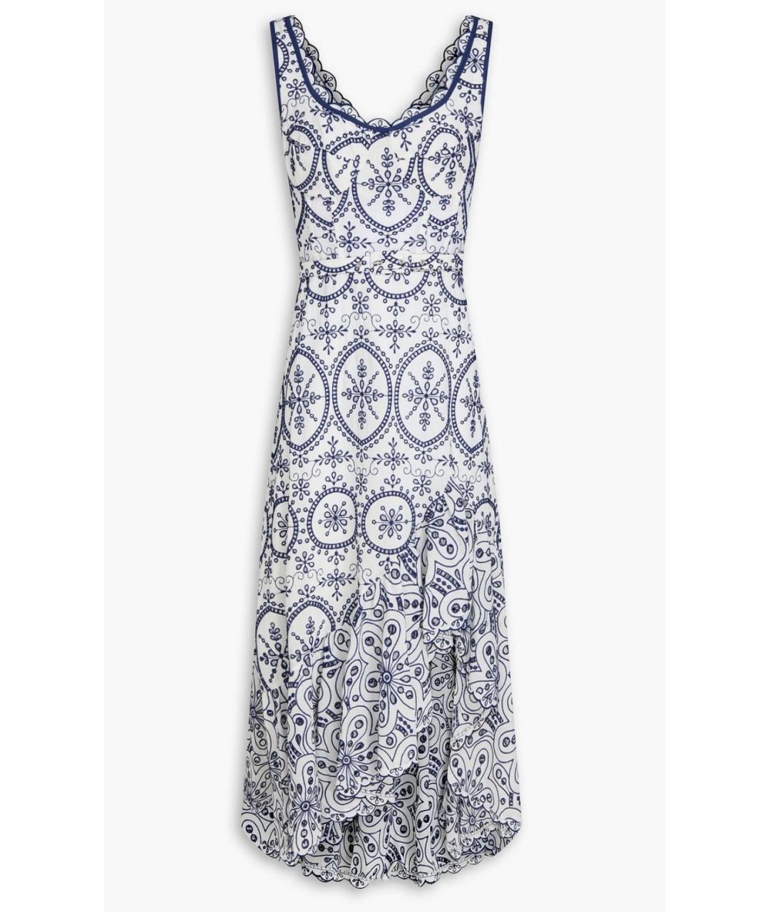 CHARO RUIZ Белый хлопковый сарафан, фото 4