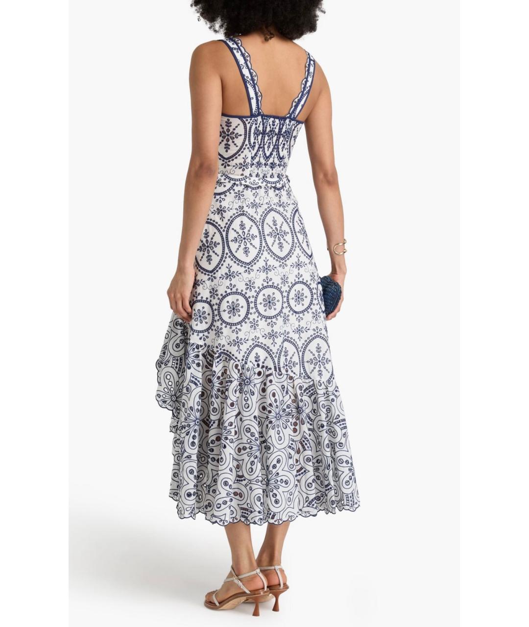 CHARO RUIZ Белый хлопковый сарафан, фото 3