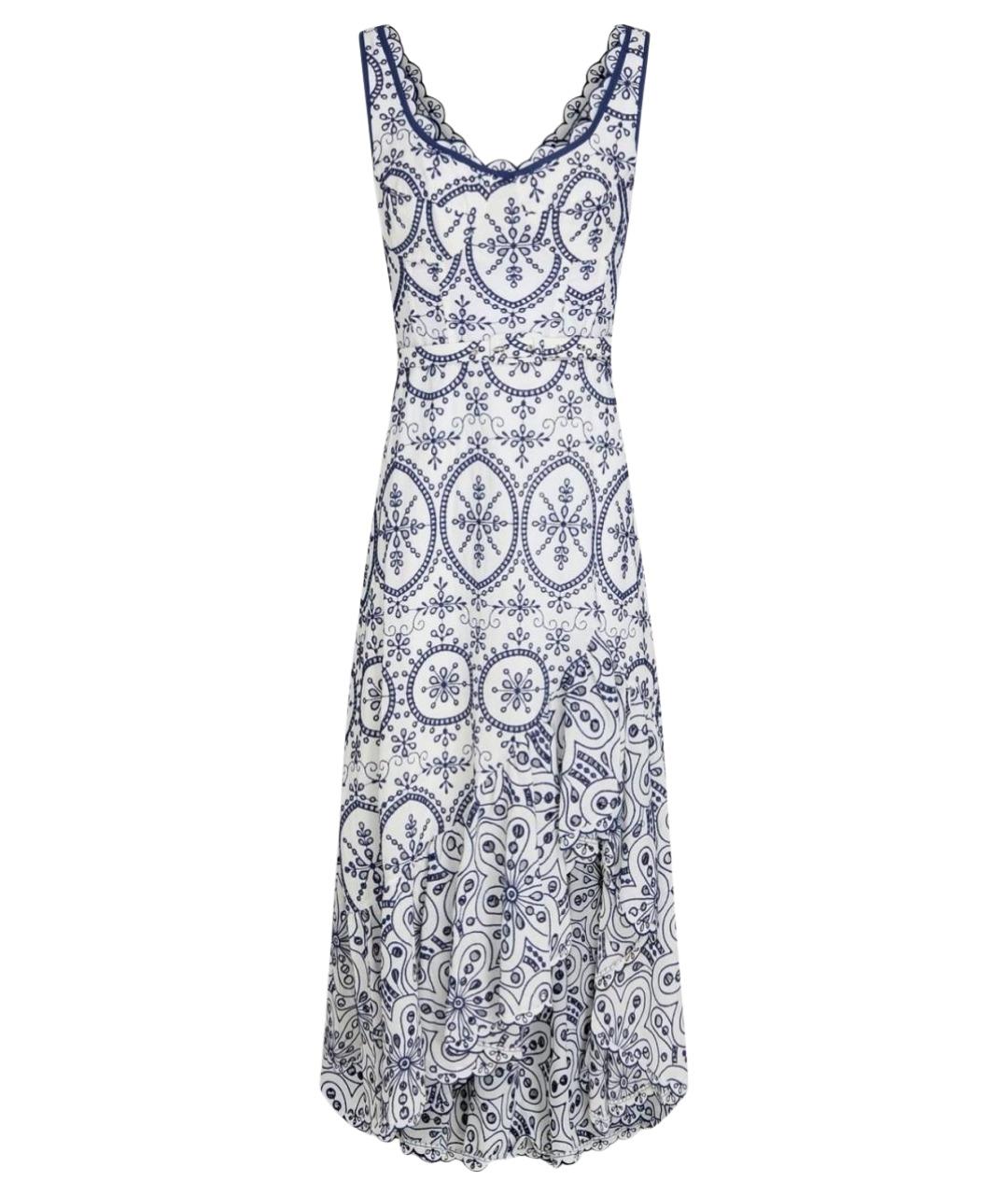 CHARO RUIZ Белый хлопковый сарафан, фото 1