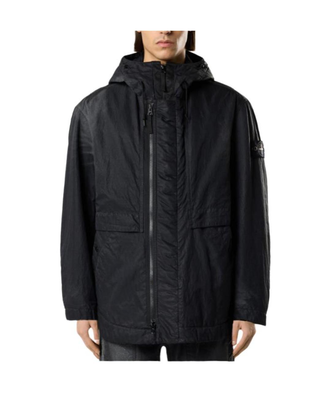 STONE ISLAND Черная куртка, фото 3