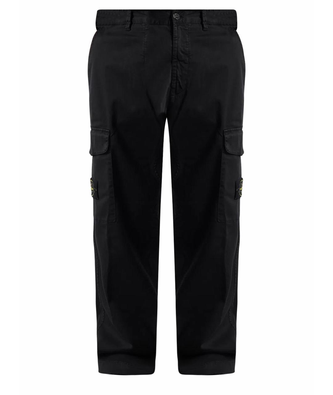 STONE ISLAND Черные прямые джинсы, фото 1