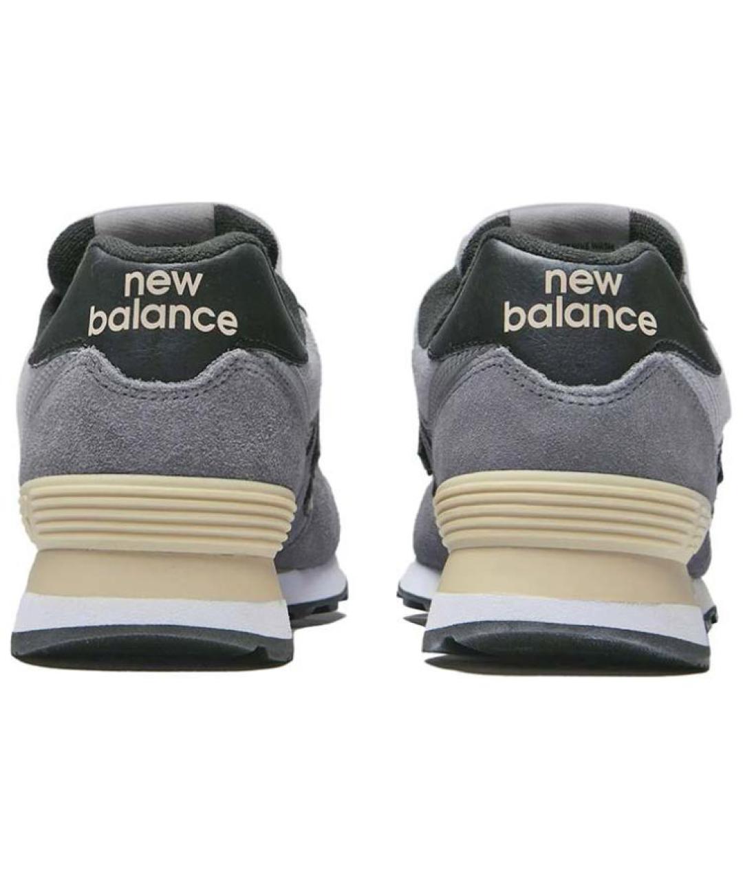 NEW BALANCE Серые низкие кроссовки / кеды, фото 5