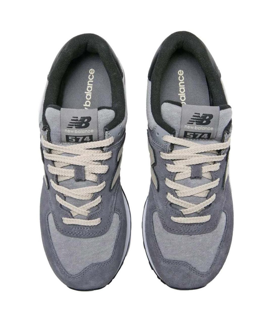 NEW BALANCE Серые низкие кроссовки / кеды, фото 4