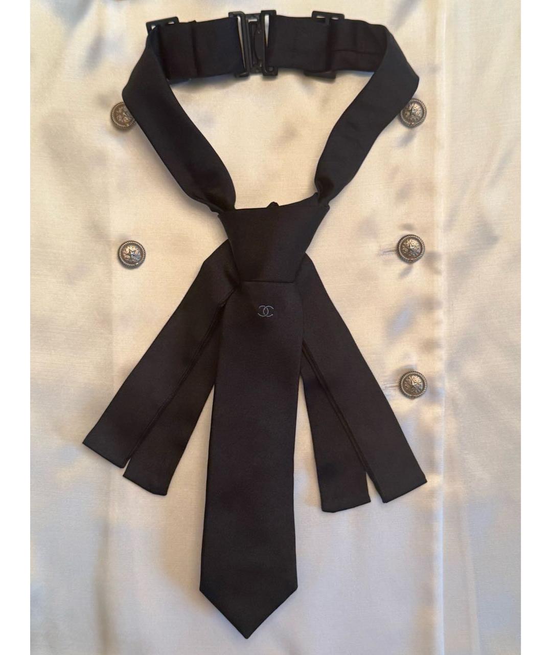 CHANEL Белая шелковая блузы, фото 5