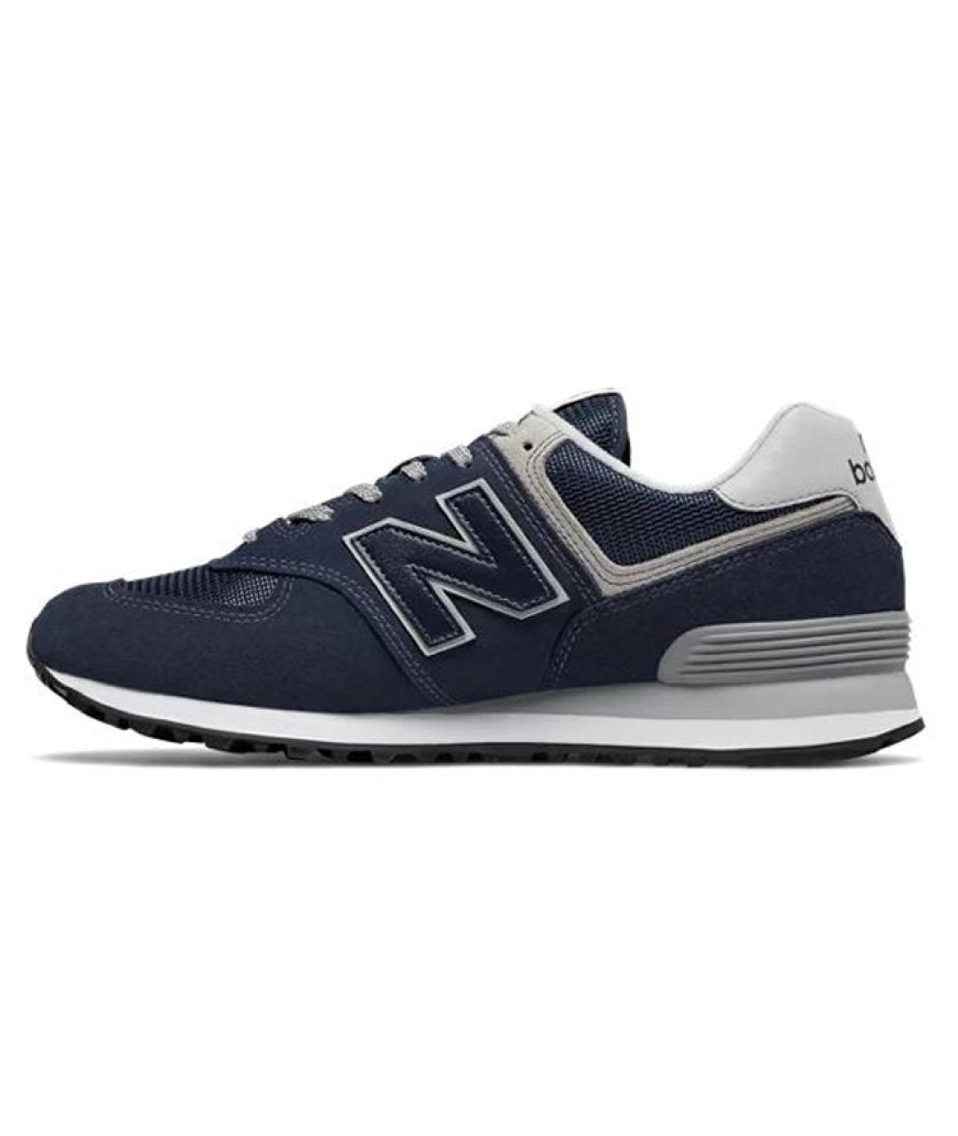 NEW BALANCE Синие замшевые кроссовки, фото 2