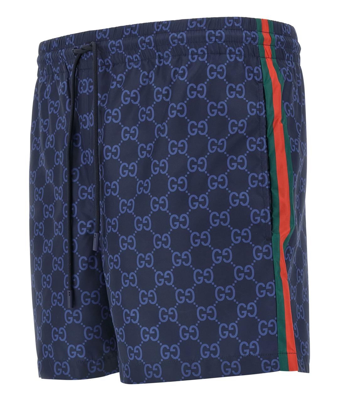 GUCCI Синие полиэстеровые плавки, фото 3