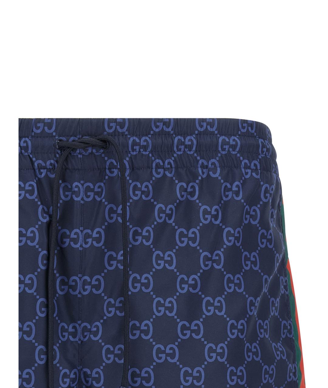 GUCCI Синие полиэстеровые плавки, фото 4