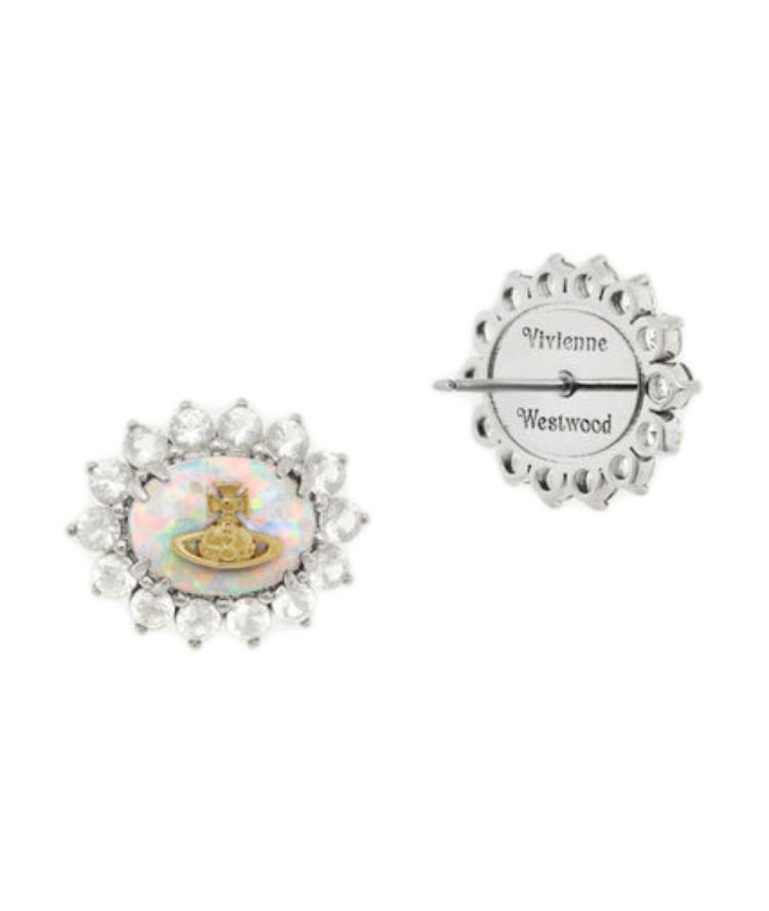 VIVIENNE WESTWOOD Серебряные латунные серьги, фото 2