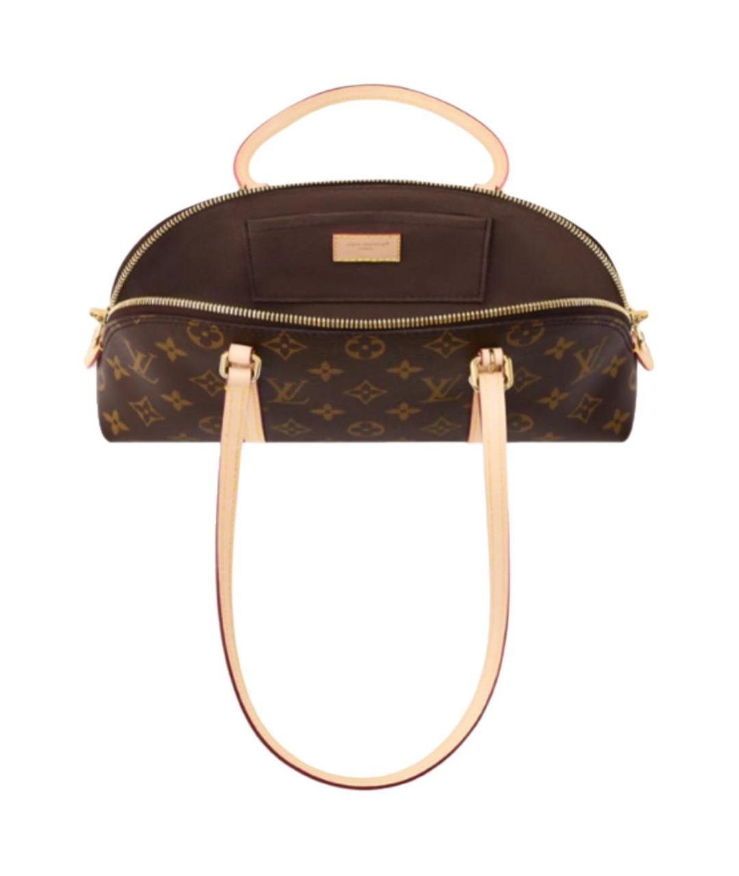 LOUIS VUITTON Коричневая сумка через плечо, фото 4