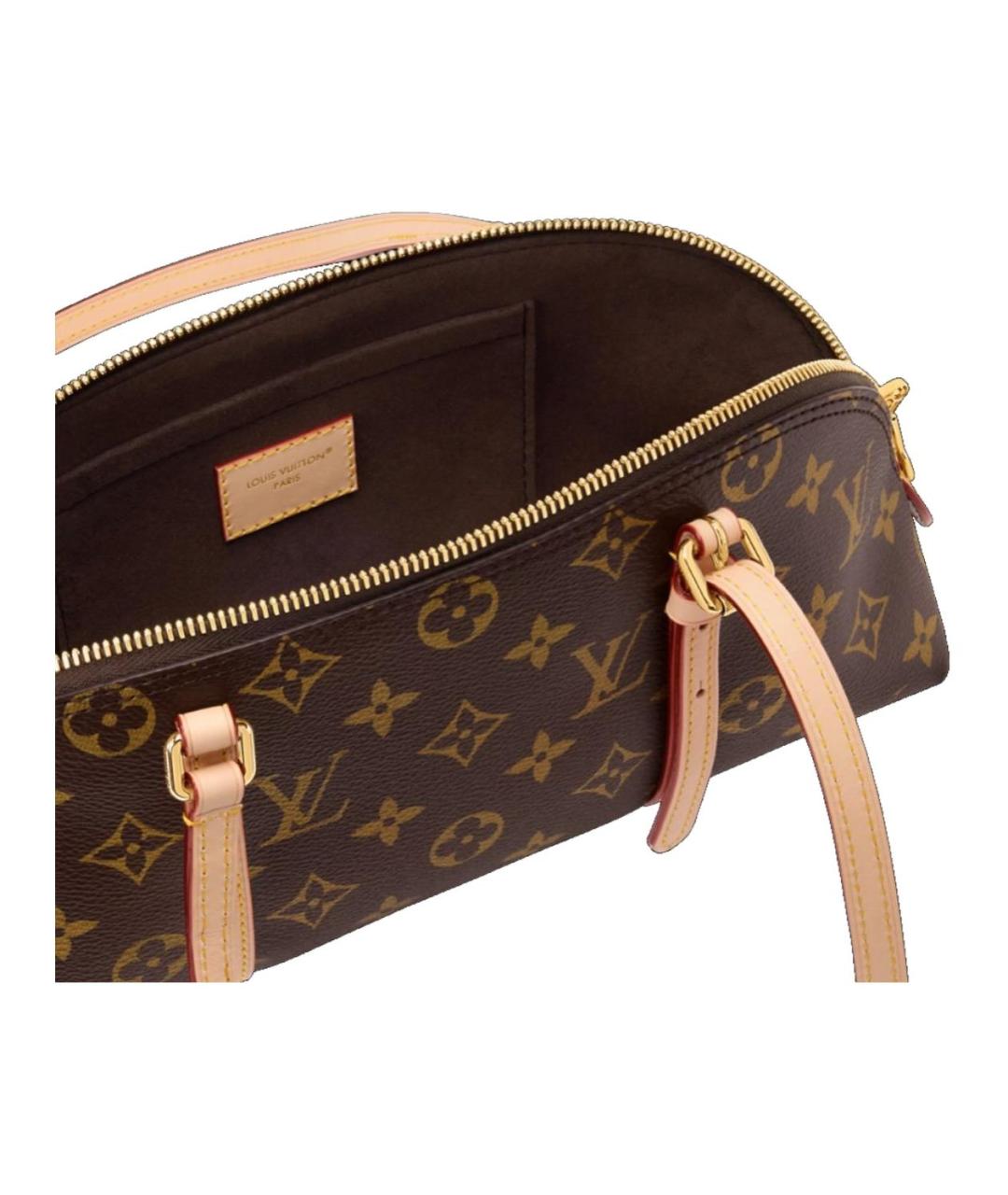 LOUIS VUITTON Коричневая сумка через плечо, фото 5