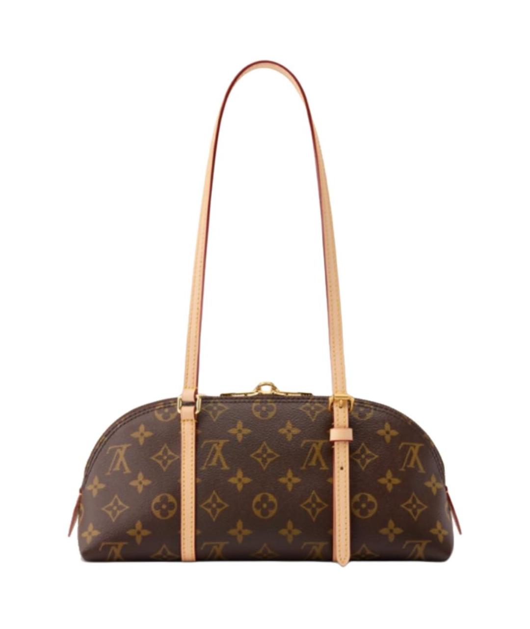 LOUIS VUITTON Коричневая сумка через плечо, фото 3