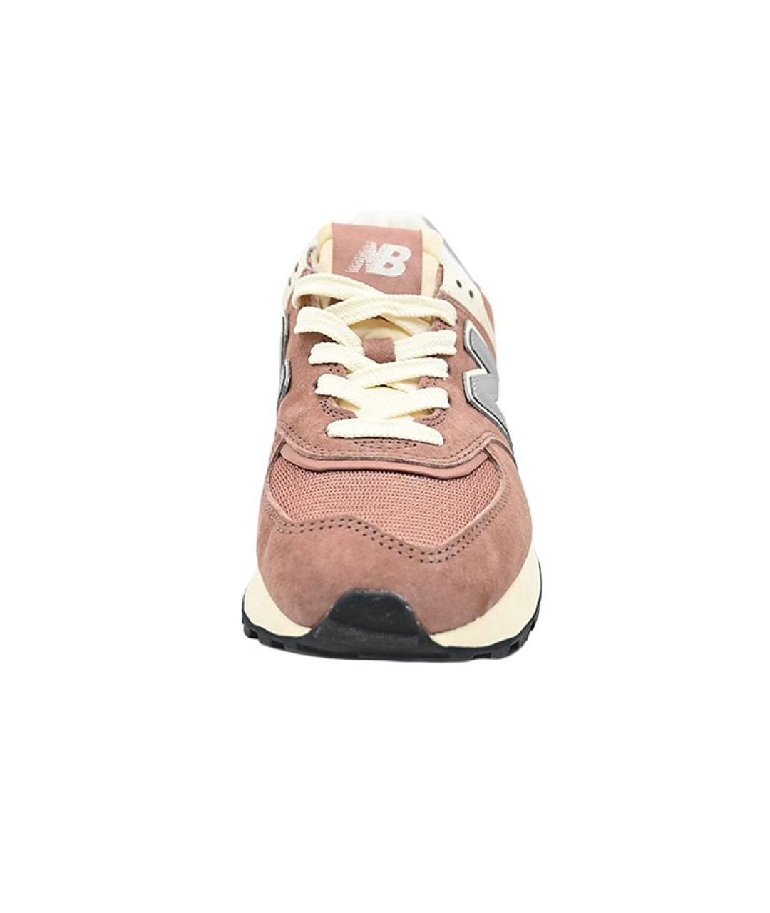 NEW BALANCE Коричневые замшевые кроссовки, фото 3