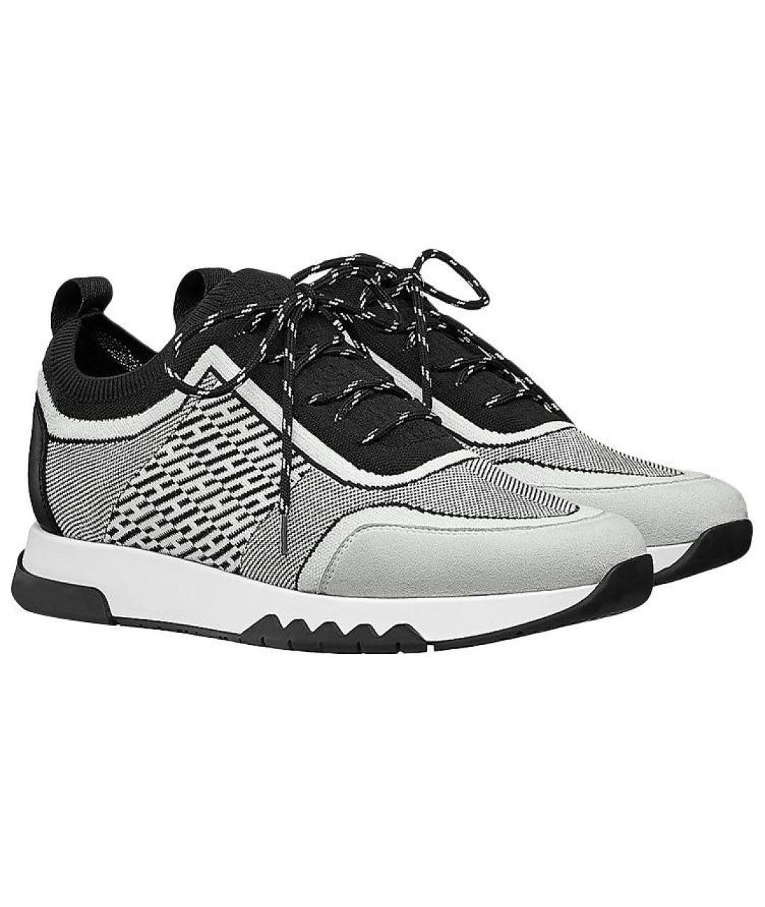 HERMES Серые кроссовки, фото 3