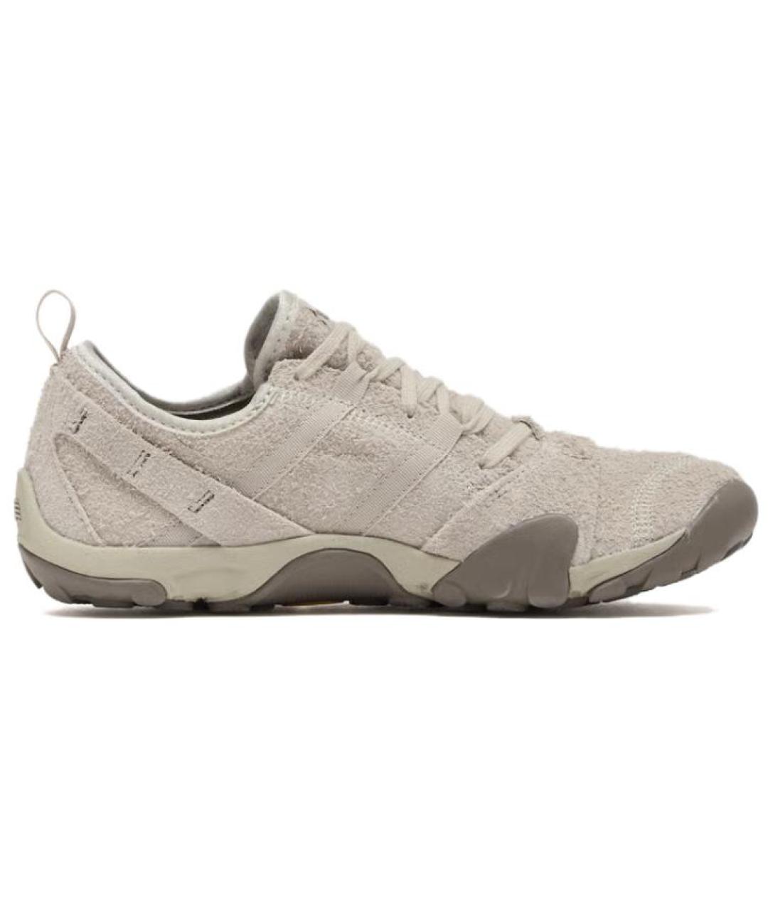 NEW BALANCE Бежевые замшевые кеды, фото 1