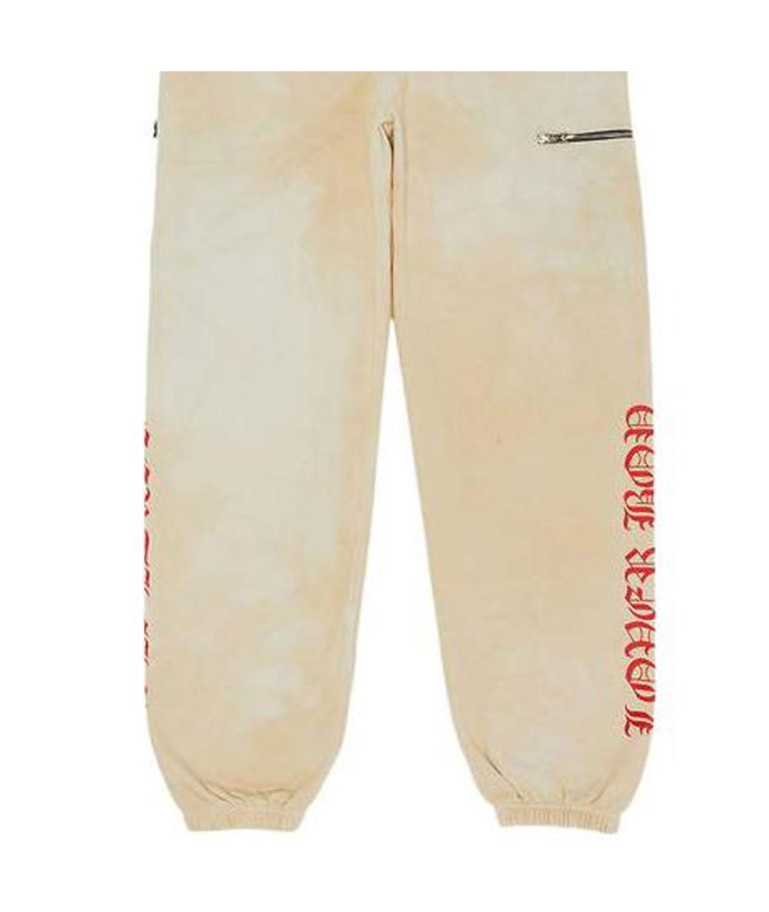 CHROME HEARTS Бежевые спортивные брюки и шорты, фото 3