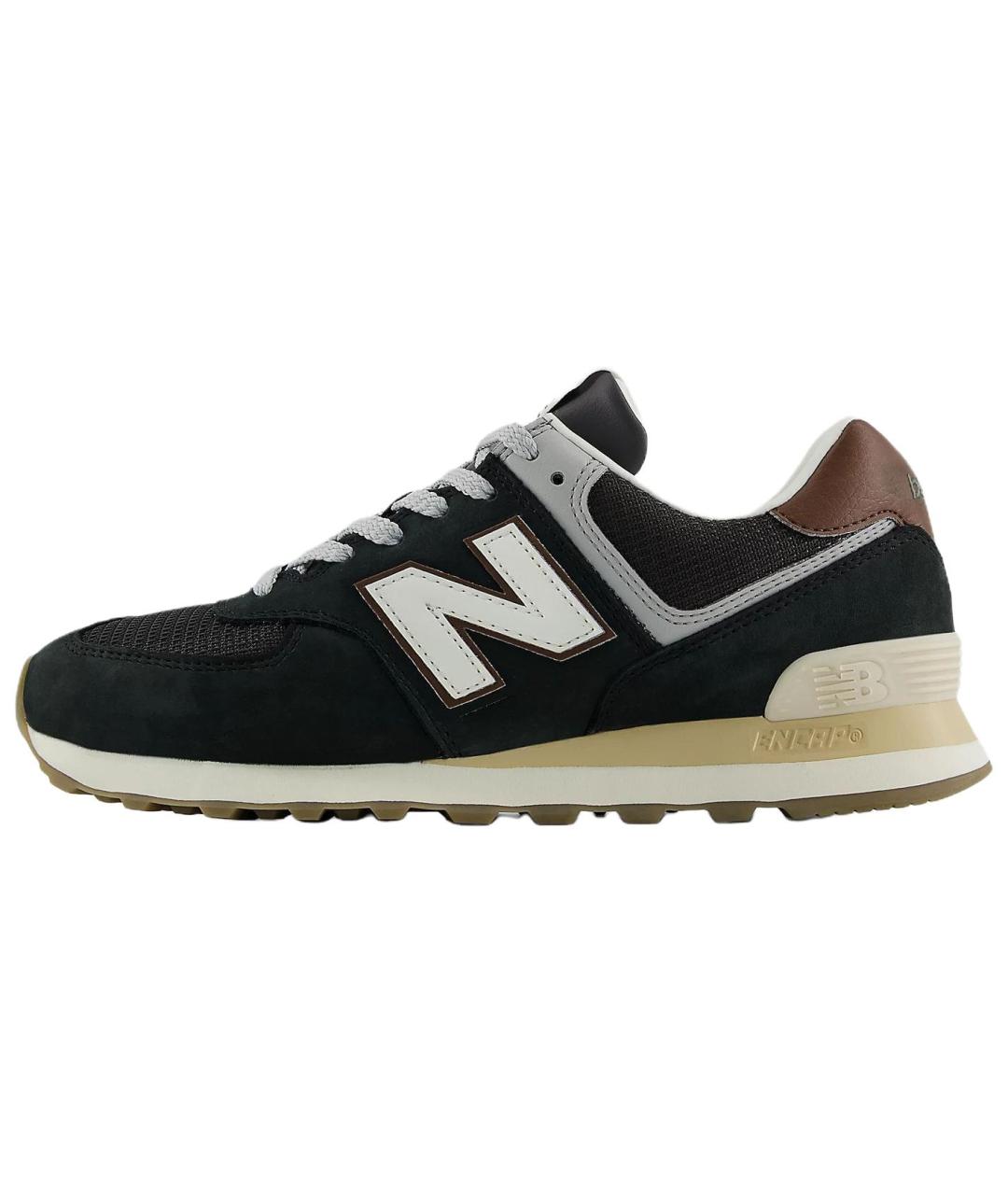 NEW BALANCE Черные низкие кроссовки / кеды, фото 6