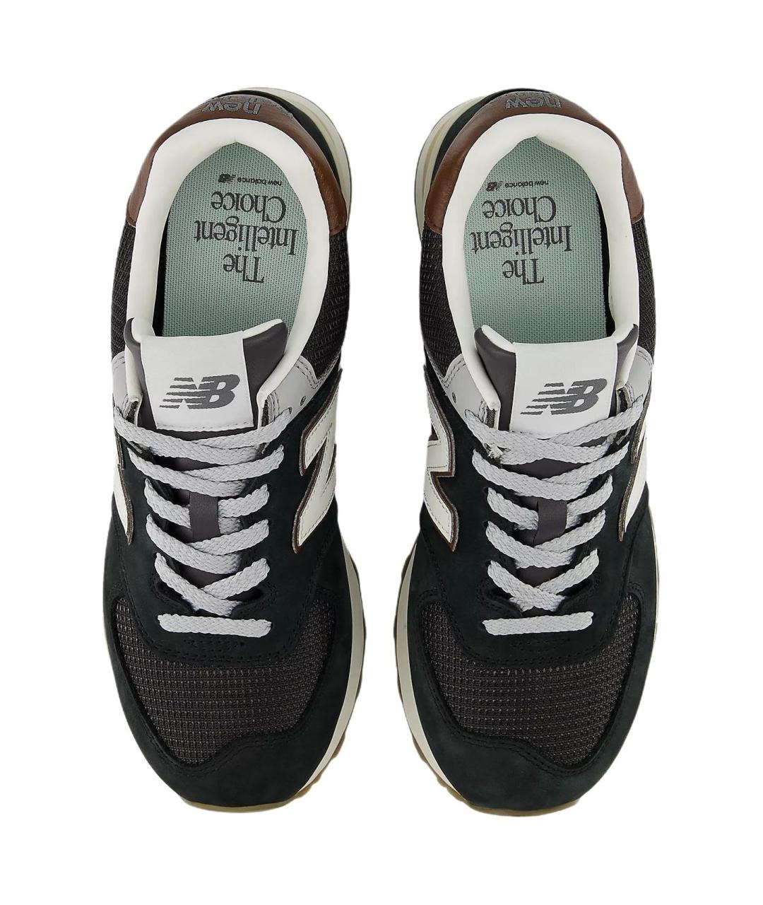 NEW BALANCE Черные низкие кроссовки / кеды, фото 4