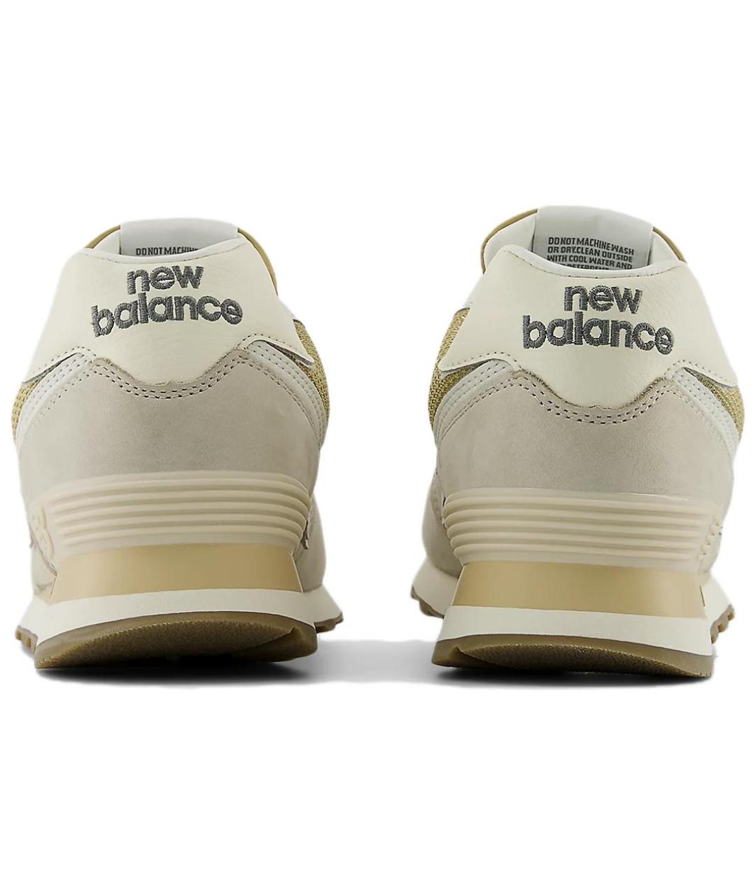 NEW BALANCE Бежевые замшевые кроссовки, фото 5