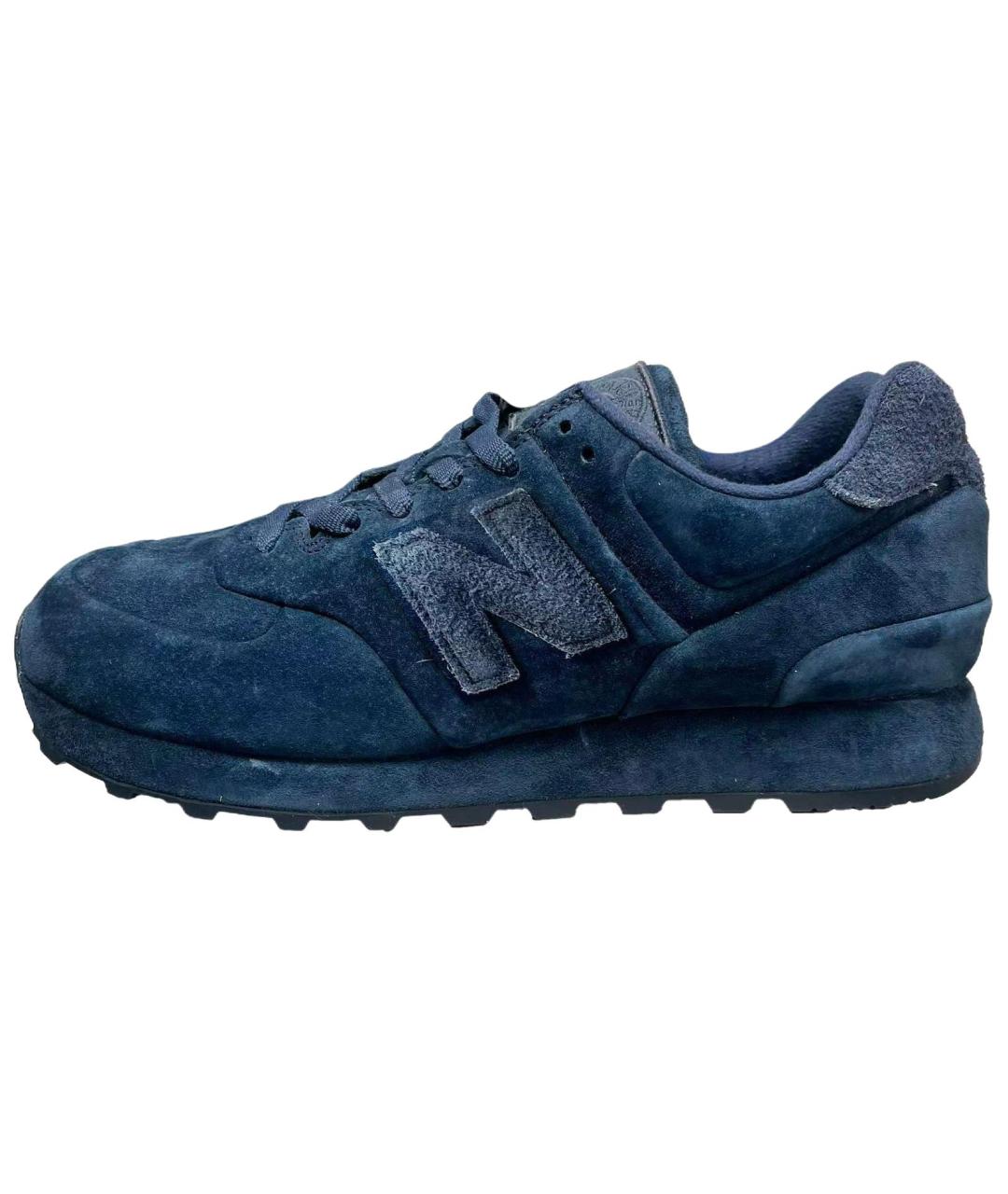 NEW BALANCE Синие замшевые кроссовки, фото 2