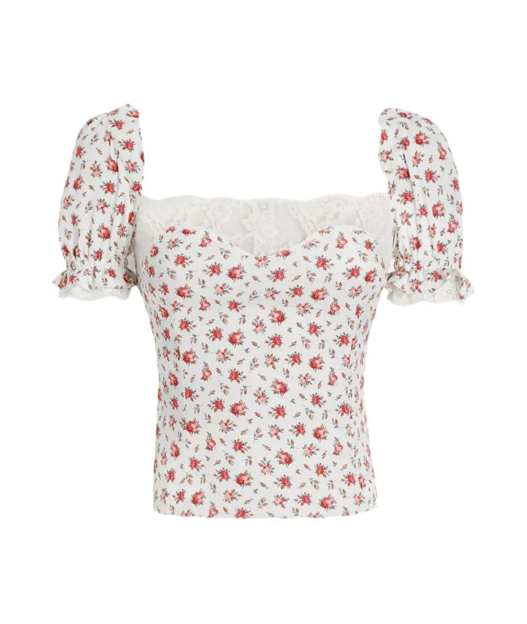 DOLCE&GABBANA Мульти шелковая блузы, фото 1