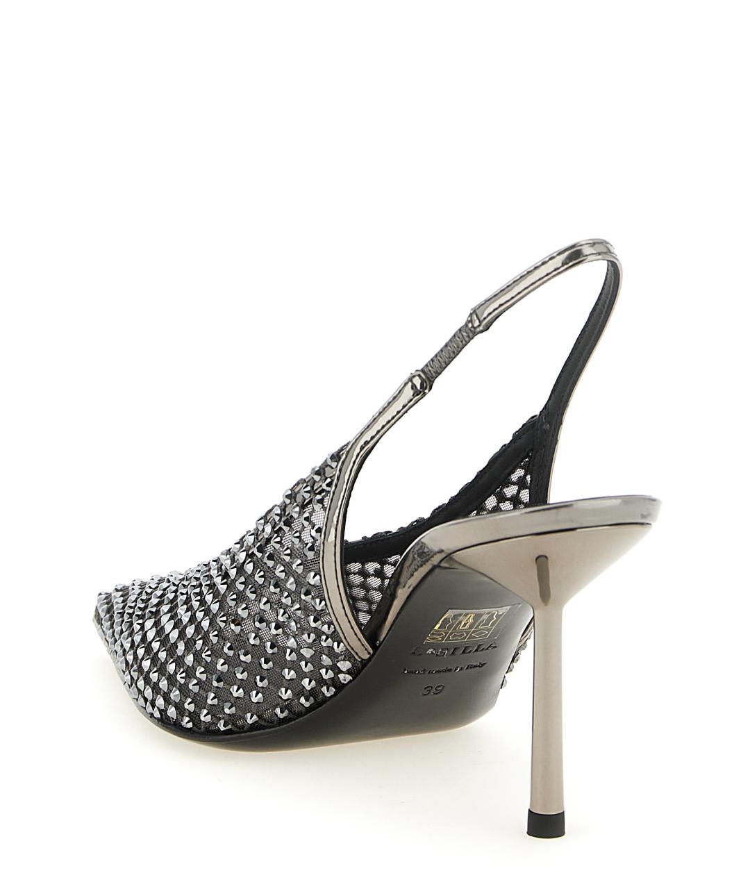 LE SILLA Серые синтетические туфли, фото 3