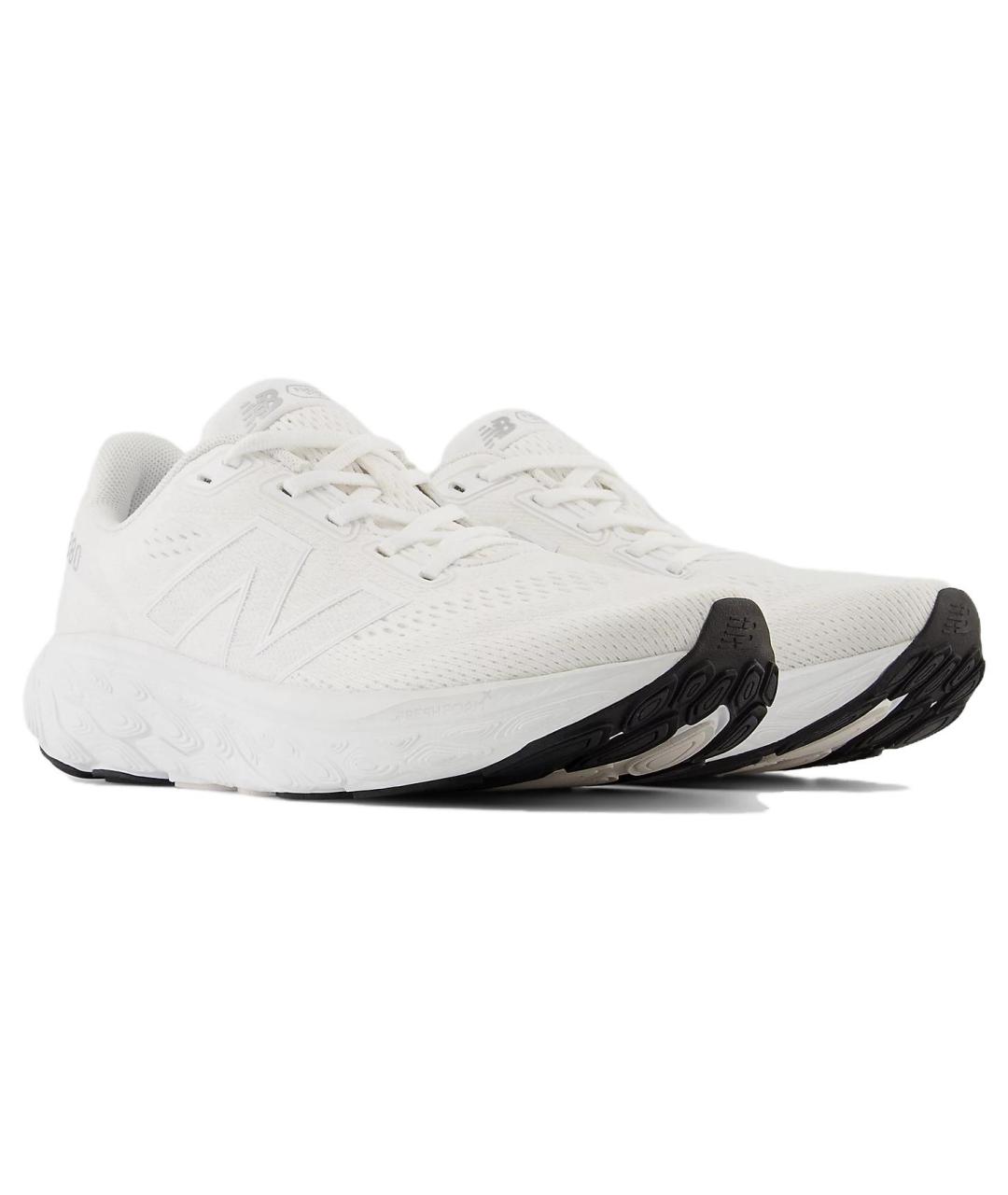 NEW BALANCE Белые текстильные кроссовки, фото 3