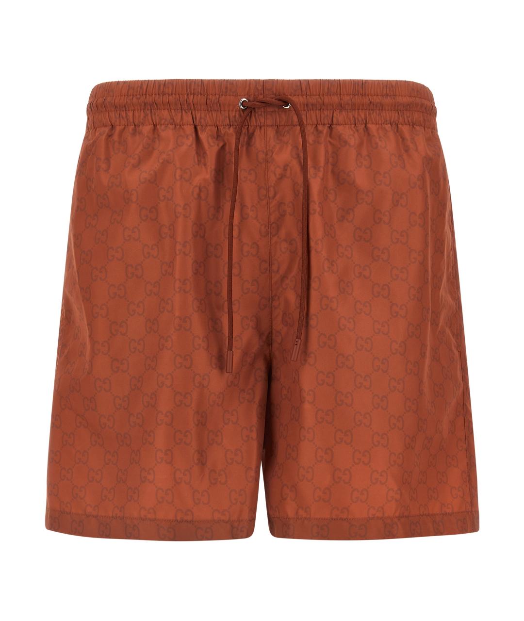 GUCCI Оранжевое полиамидовые плавки, фото 1