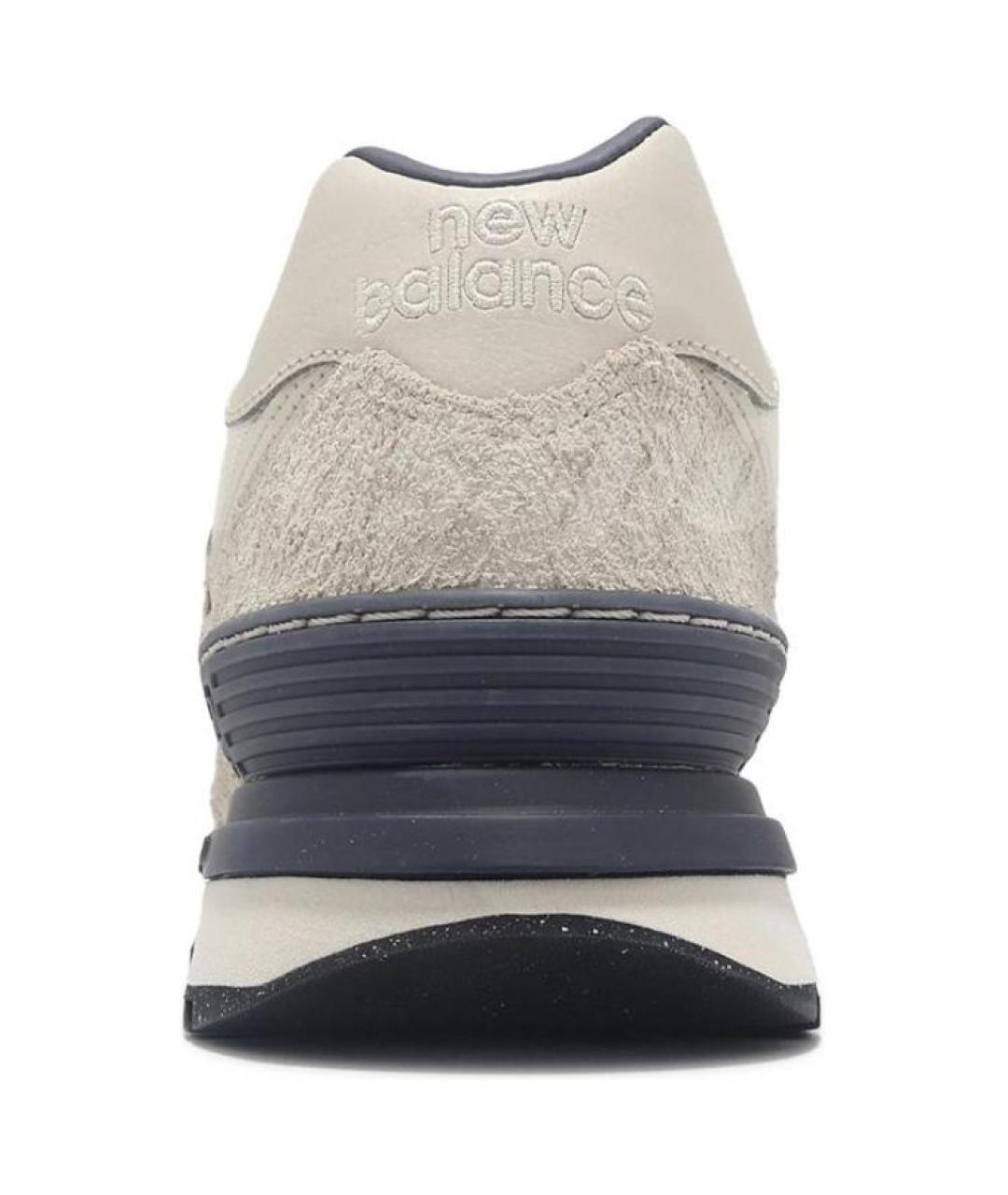 NEW BALANCE Серые низкие кроссовки / кеды, фото 4