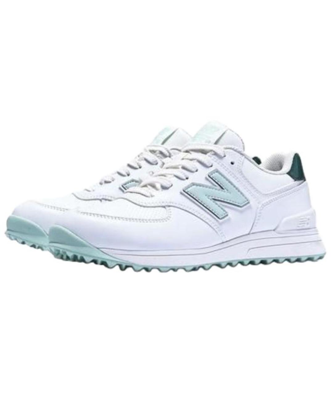 NEW BALANCE Белые кожаные кроссовки, фото 3