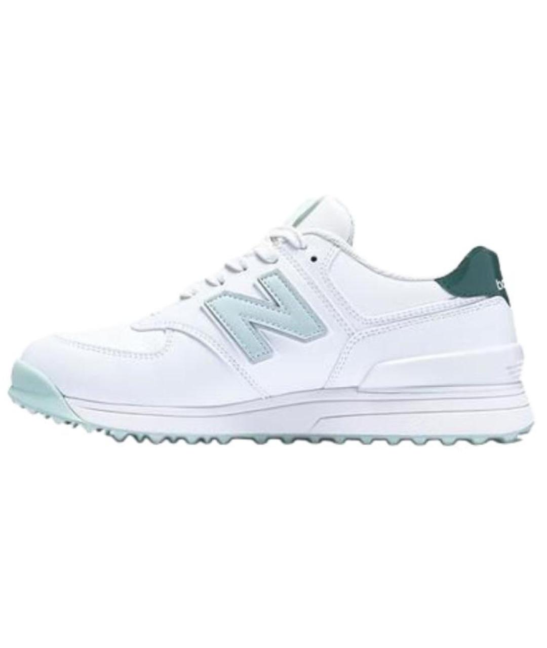 NEW BALANCE Белые кожаные кроссовки, фото 2