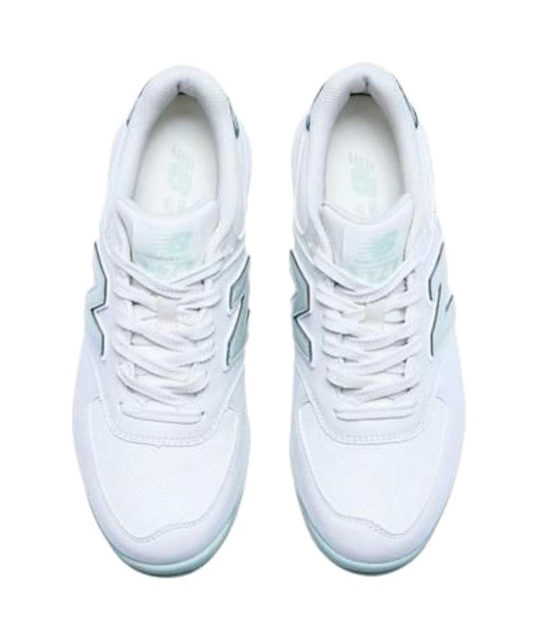 NEW BALANCE Белые кожаные кроссовки, фото 4