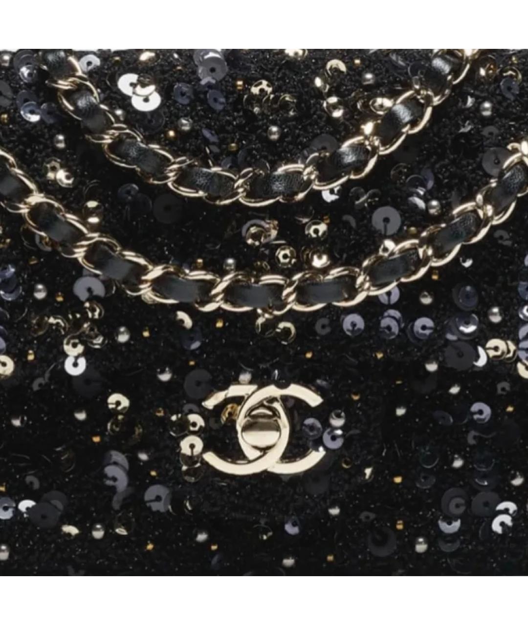 CHANEL Черная сумка через плечо, фото 3