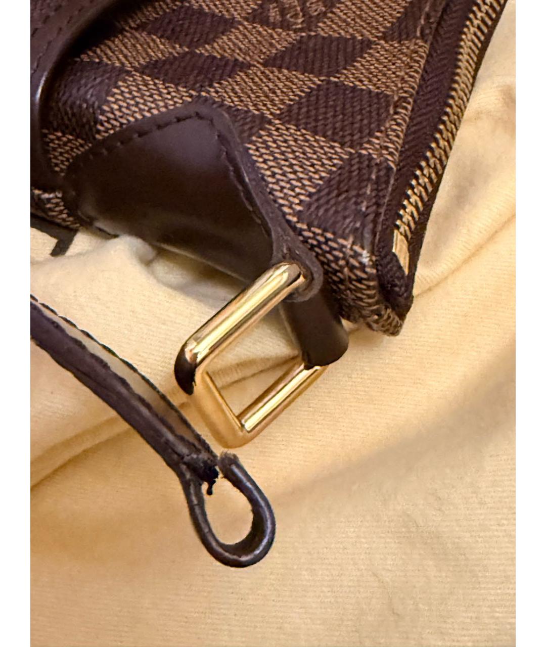 LOUIS VUITTON Коричневая сумка через плечо, фото 3