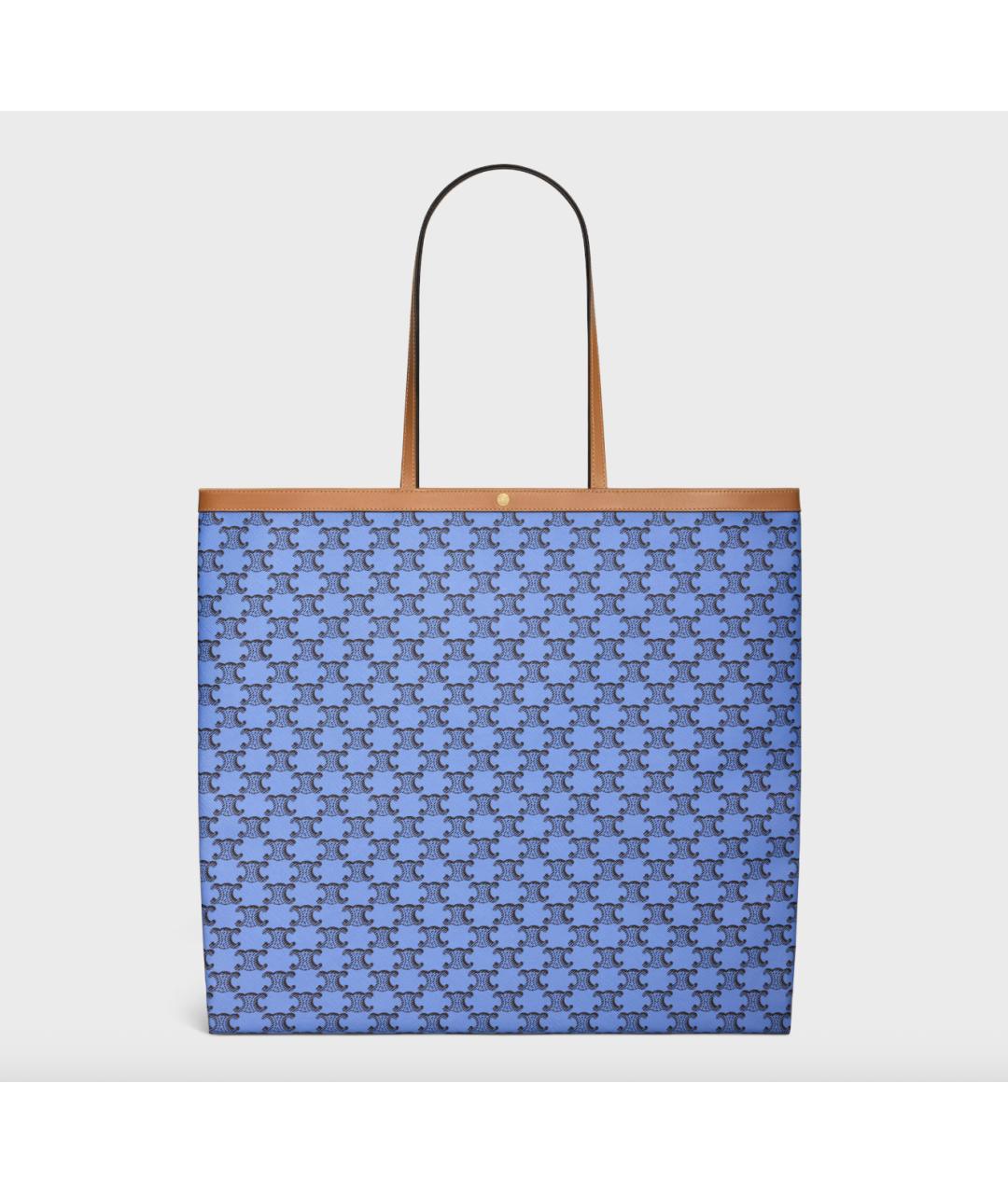 CELINE Синяя сумка тоут, фото 3