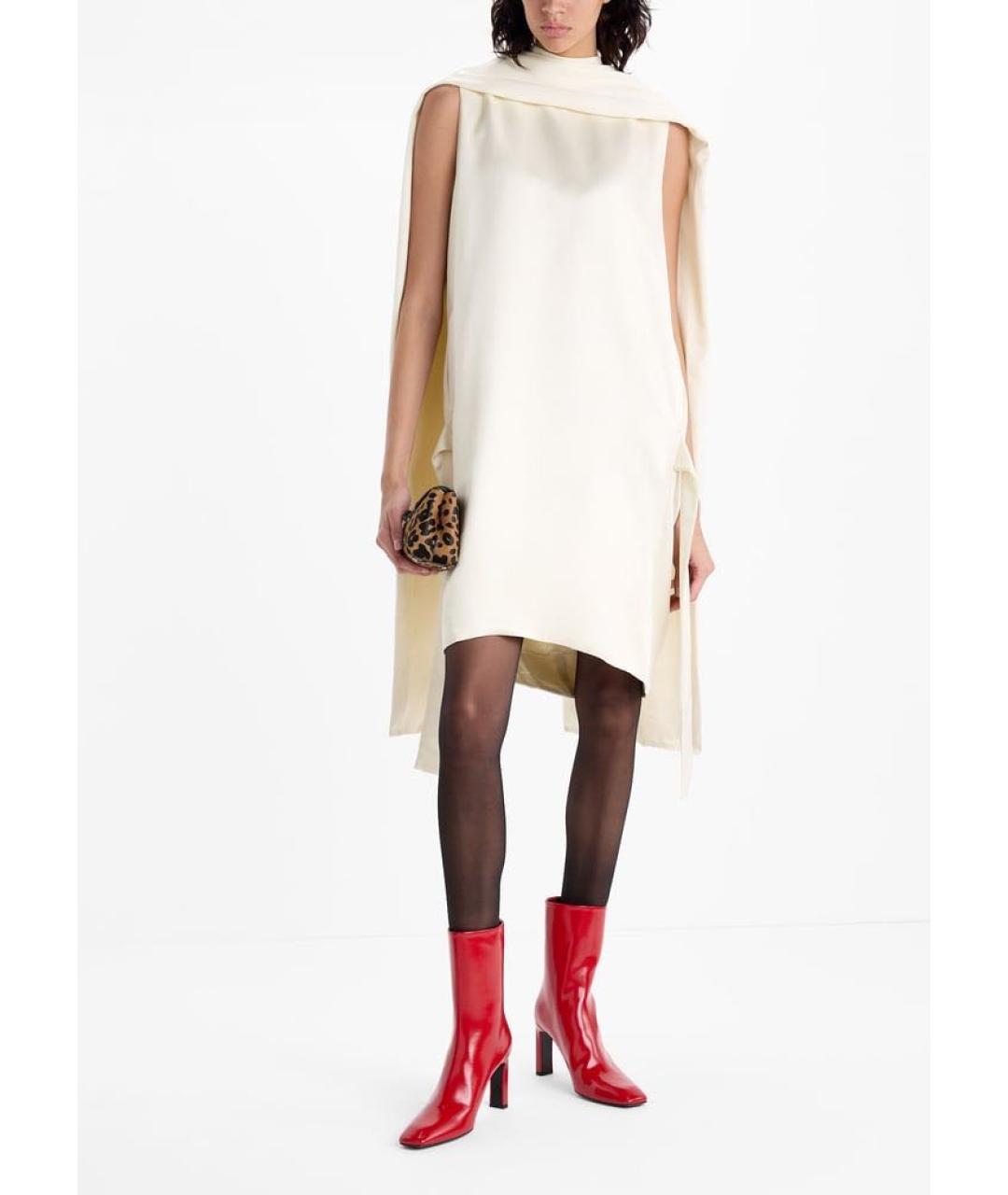 TOTEME Красные кожаные ботильоны, фото 3