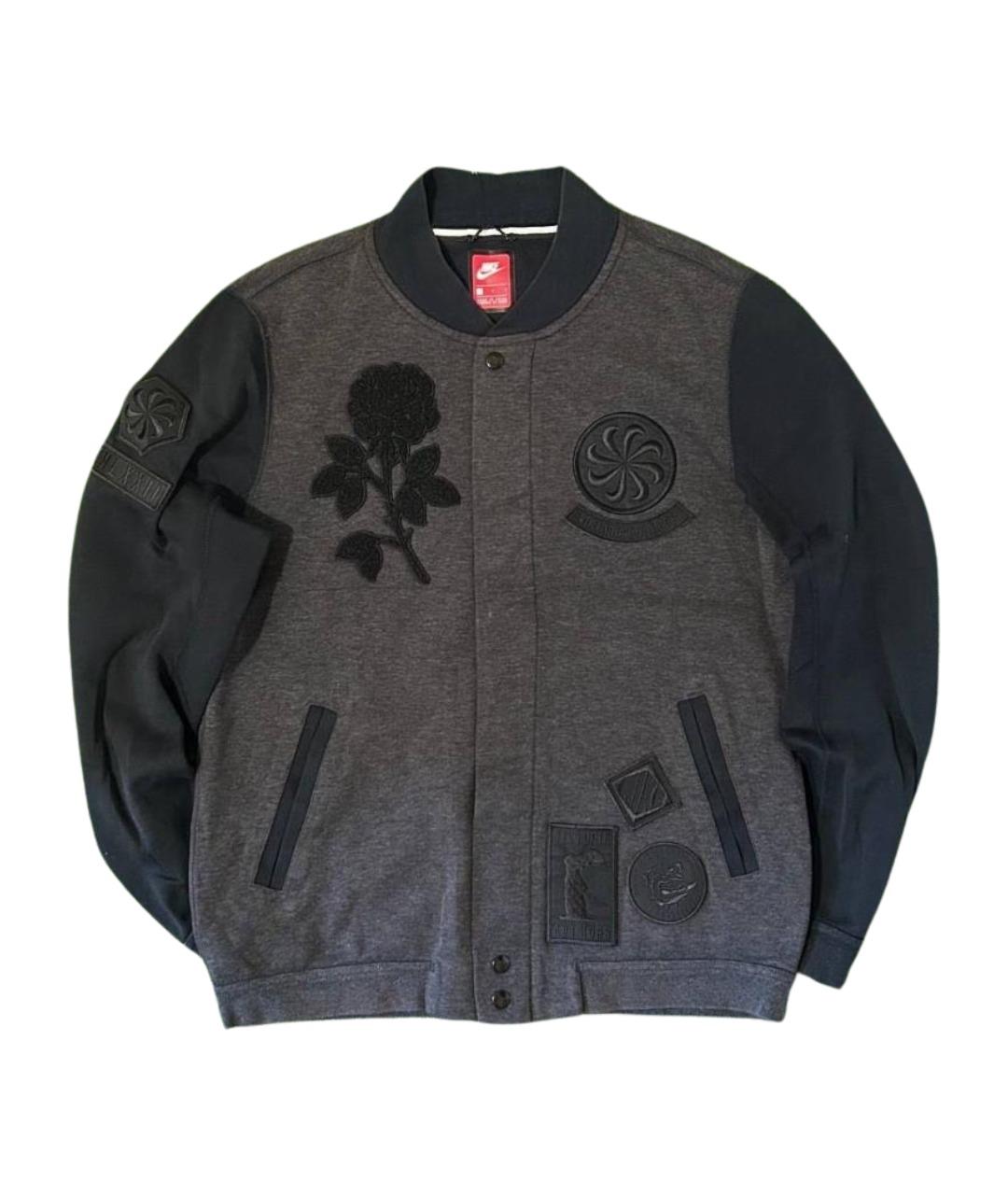 NIKE Черная хлопковая куртка, фото 1