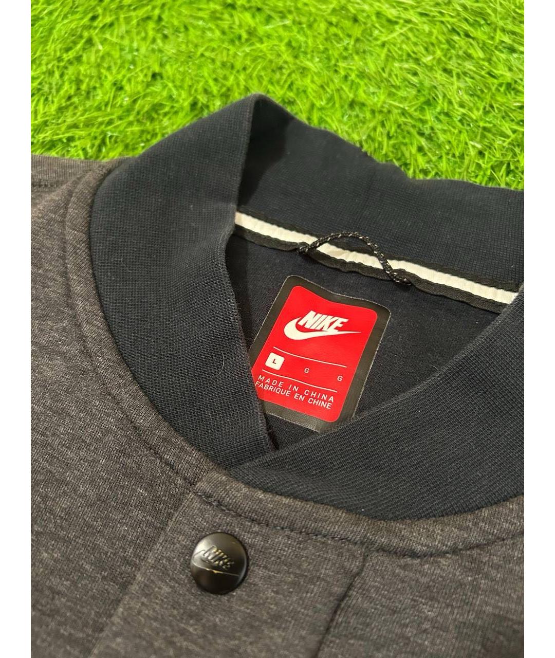 NIKE Черная хлопковая куртка, фото 2