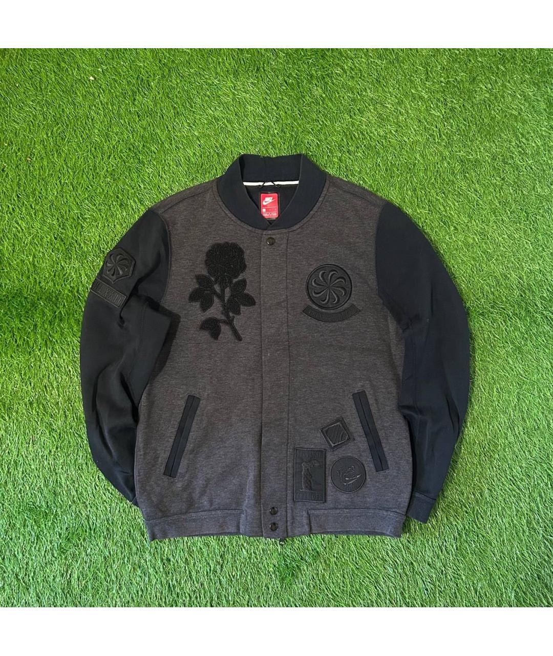 NIKE Черная хлопковая куртка, фото 6